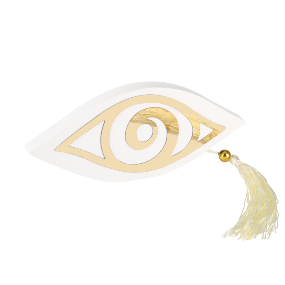 Μπομπονιέρα Κεραμικό Μάτι Χρυσό