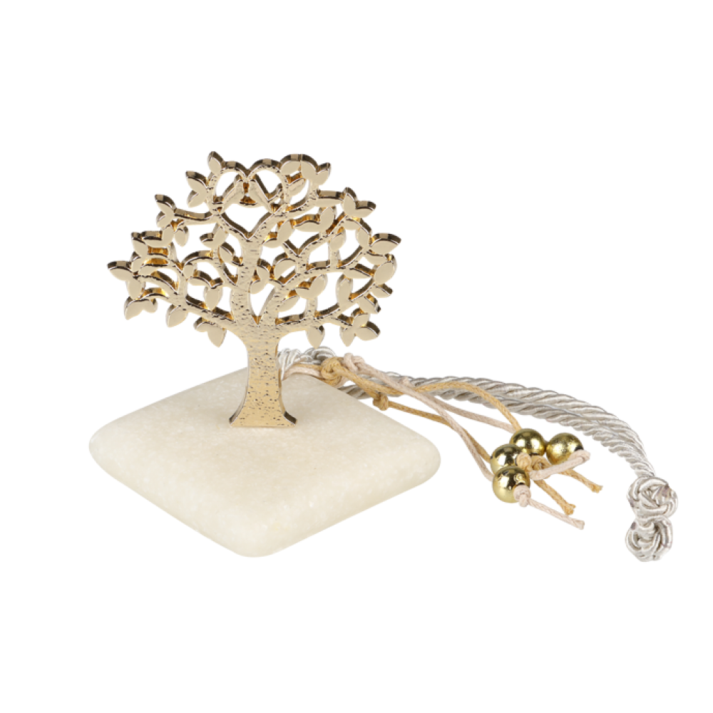 Μπομπονιέρα Μεταλλικό Δέντρο Σφυρήλατο Σε Πέτρα