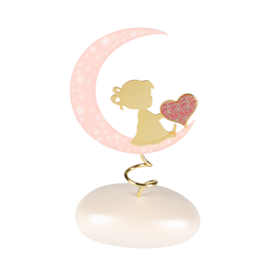 Μπομπονιέρα Κορίτσι με Φεγγάρι