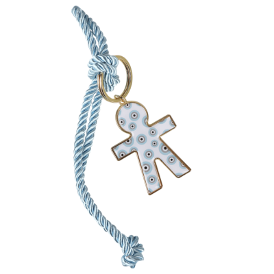 Μπομπονιέρα Μεταλλική Μπρελόκ Μάτι