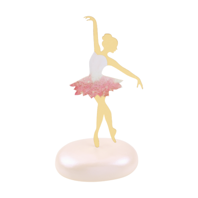 Μπομπονιέρα Μπαλαρίνα σε Κεραμικό Βότσαλο