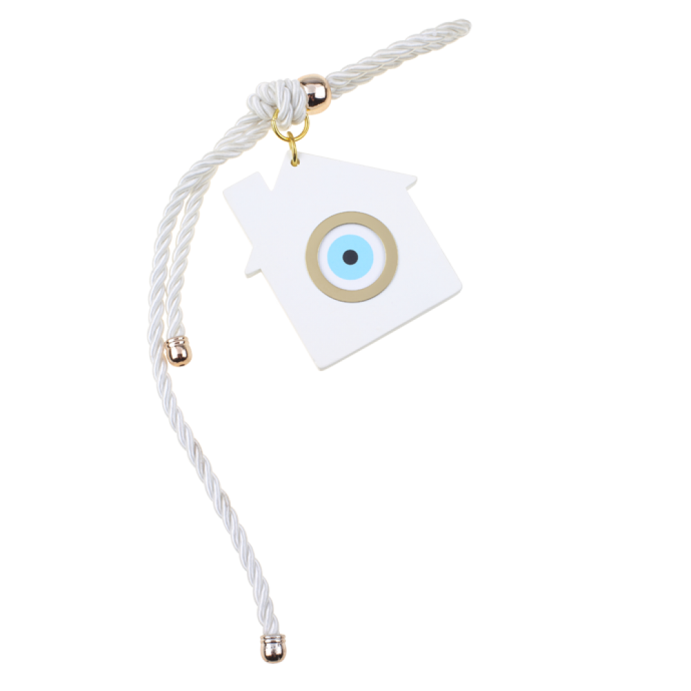 Μπομπονιέρα Σπίτι με Ματάκι Σιέλ