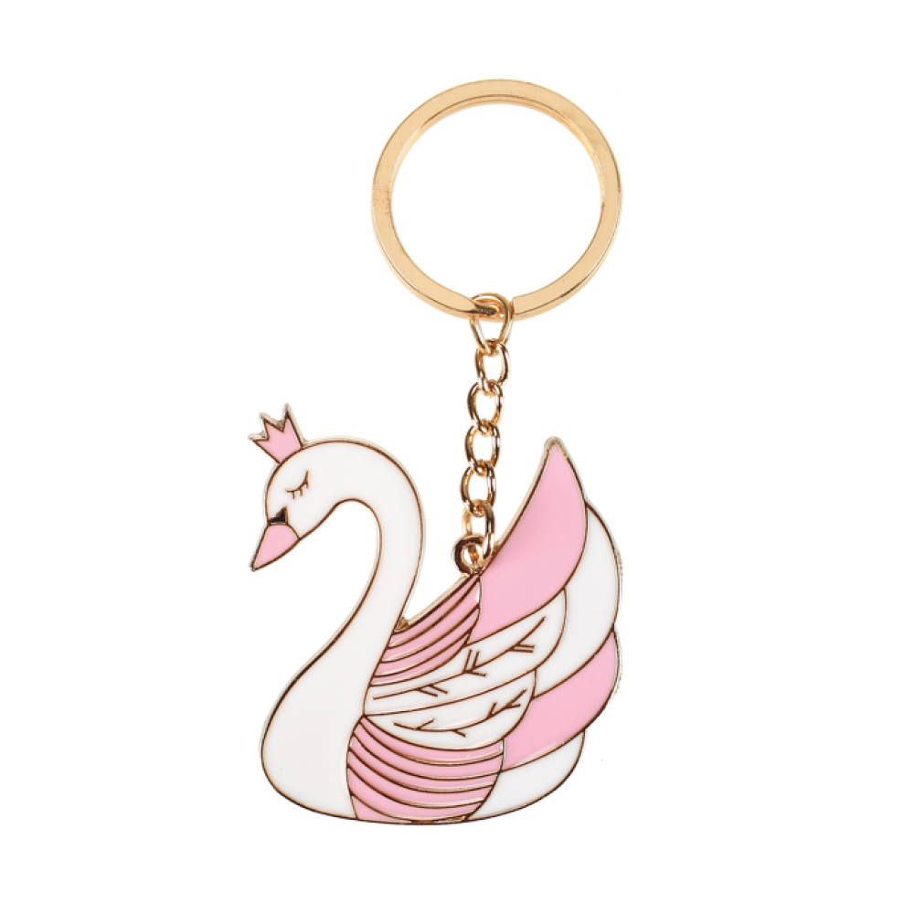 Μπομπονιέρα Μεταλλικό Μπρελόκ Κύκνος