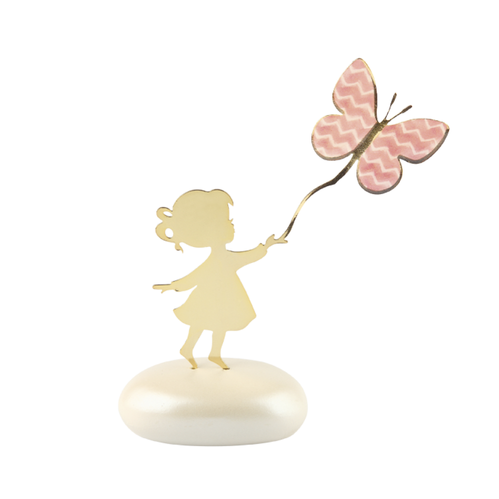 Μπομπονιέρα Πεταλούδα σε Βότσαλο