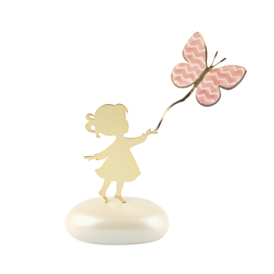 Μπομπονιέρα Πεταλούδα σε Βότσαλο