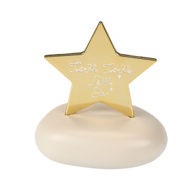 Μπομπονιέρα Αστέρι με Ευχή σε Βότσαλο