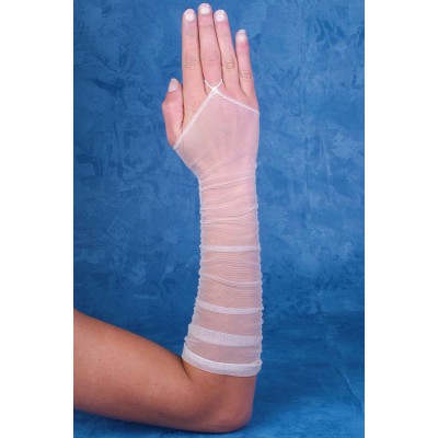 ΓΑΝΤΙΑ ΝΥΦΙΚΑ ΙΤΑΛΙΑΣ ΛΕΥΚΟ ΤΟΥΛΙ GUANTO ARTIGIANALE ΧΩΡΙΣ ΔΑΧΤΥΛΑ 19 ΕΚΑΤΟΣΤΑ