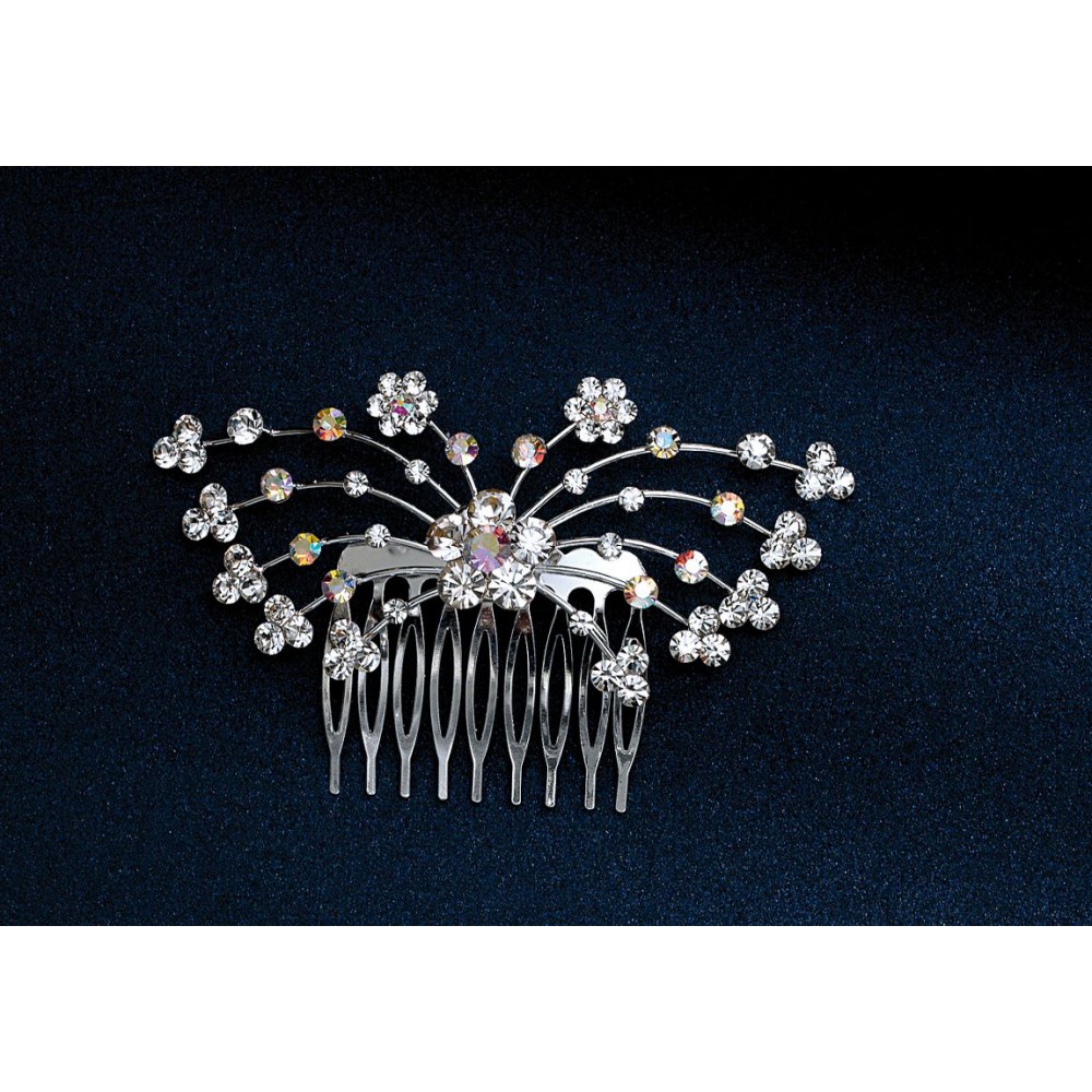 ΚΟΥΑΦ  ΧΤΕΝΑΚΙ ΛΟΥΛΟΥΔΙ ΜΕ STRASS  11x6.5cm 