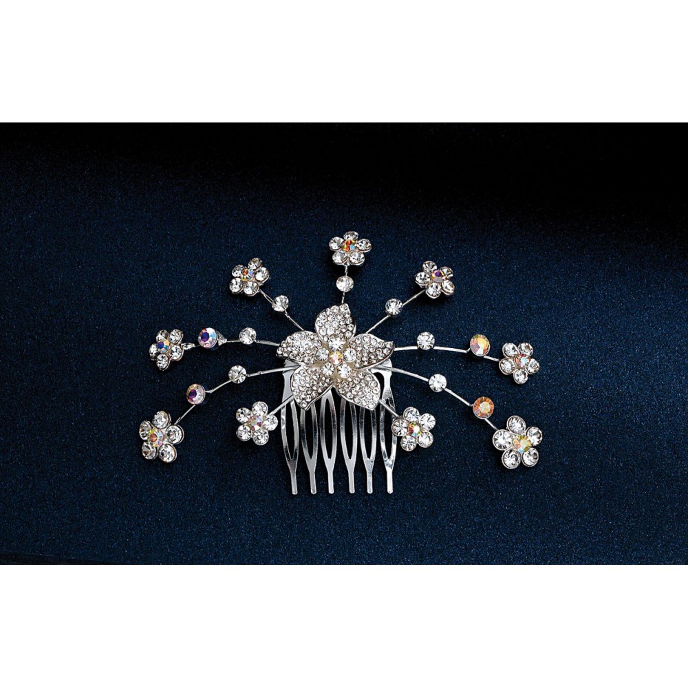 ΚΟΥΑΦ  ΧΤΕΝΑΚΙ ΛΟΥΛΟΥΔΙΑ ΜΕ STRASS 11x8cm 