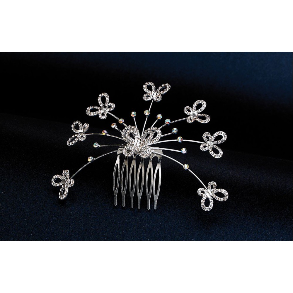 ΚΟΥΑΦ  ΧΤΕΝΑΚΙ ΠΕΤΑΛΟΥΔΕΣ ΜΕ STRASS  12.5x8.5cm 