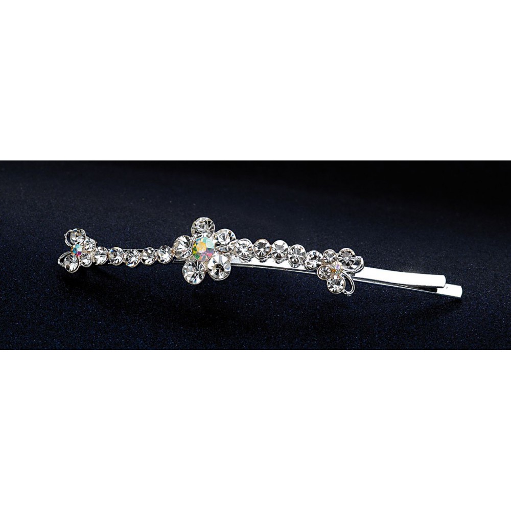 ΚΟΥΑΦ  ΤΣΙΜΠΙΔΑΚΙ ΜΕ ΚΑΜΠΥΛΗ ΚΑΙ STRASS  8.5cm 