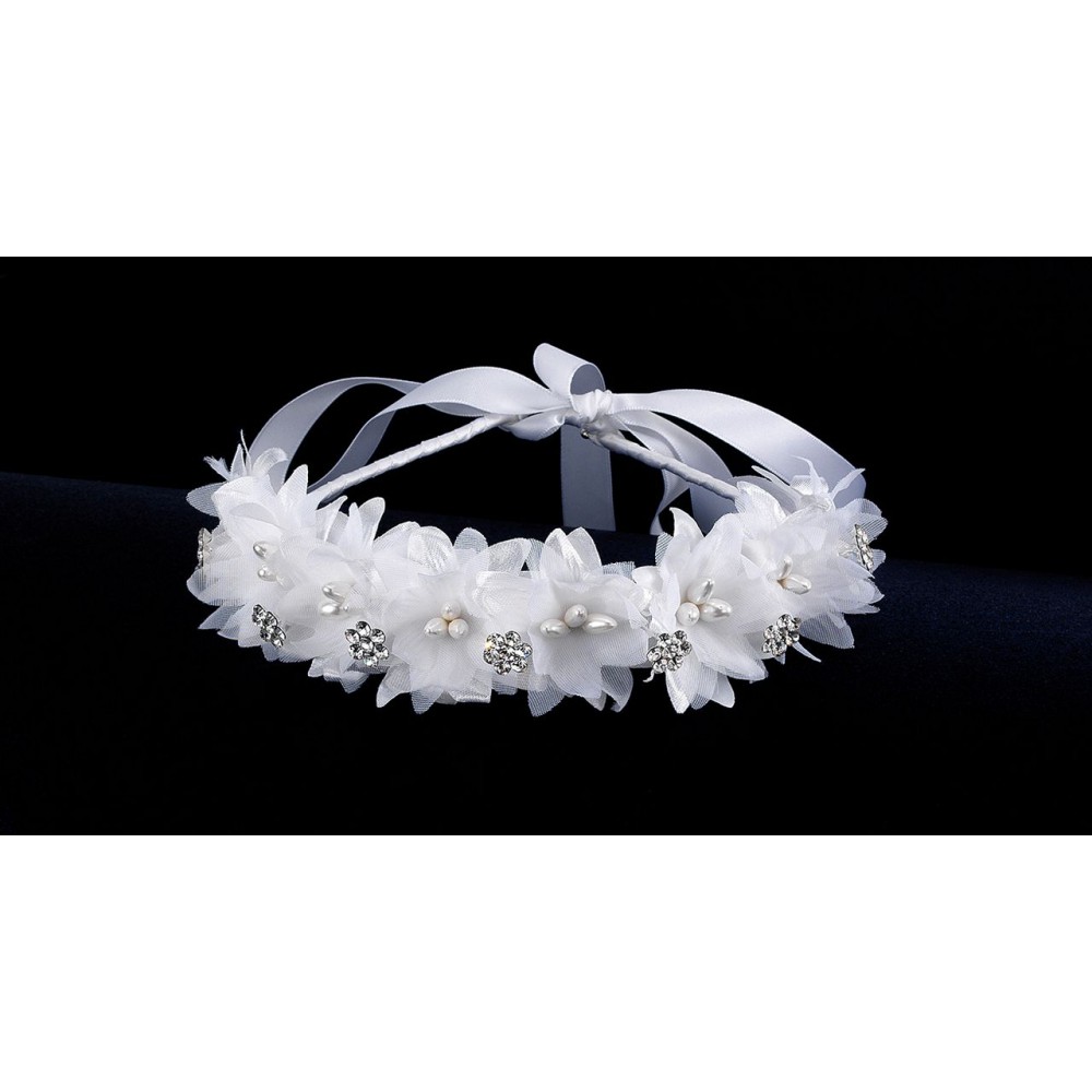 ΚΟΥΑΦ ΜΕ ΛΟΥΛΟΥΔΙΑ ΚΑΙ STRASS  14cm 