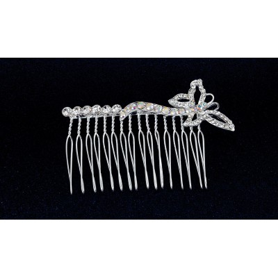 ΚΟΥΑΦ  ΧΤΕΝΑΚΙ ΜΕ ΠΕΤΑΛΟΥΔΑ ΚΑΙ STRASS   8x4cm