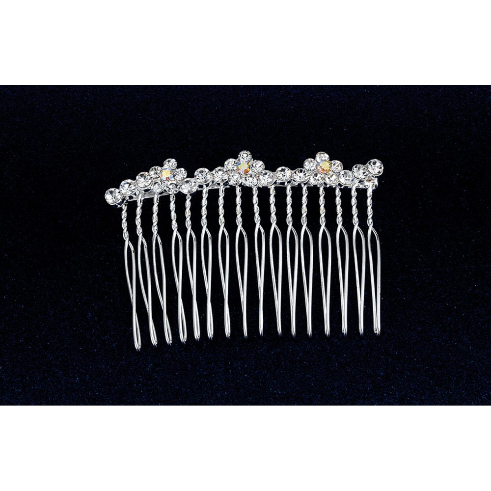 ΚΟΥΑΦ ΧΤΕΝΑΚΙ ΤΡΙΑ ΛΟΥΛΟΥΔΙΑ ΜΕ STRASS  6x4.5cm 