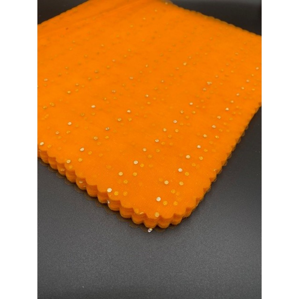 ΤΟΥΛΙ ΤΕΤΡΑΓΩΝΟ ΜΕ ΣΤΡΑΣ ΠΟΡΤΟΚΑΛΙ 24Χ24 