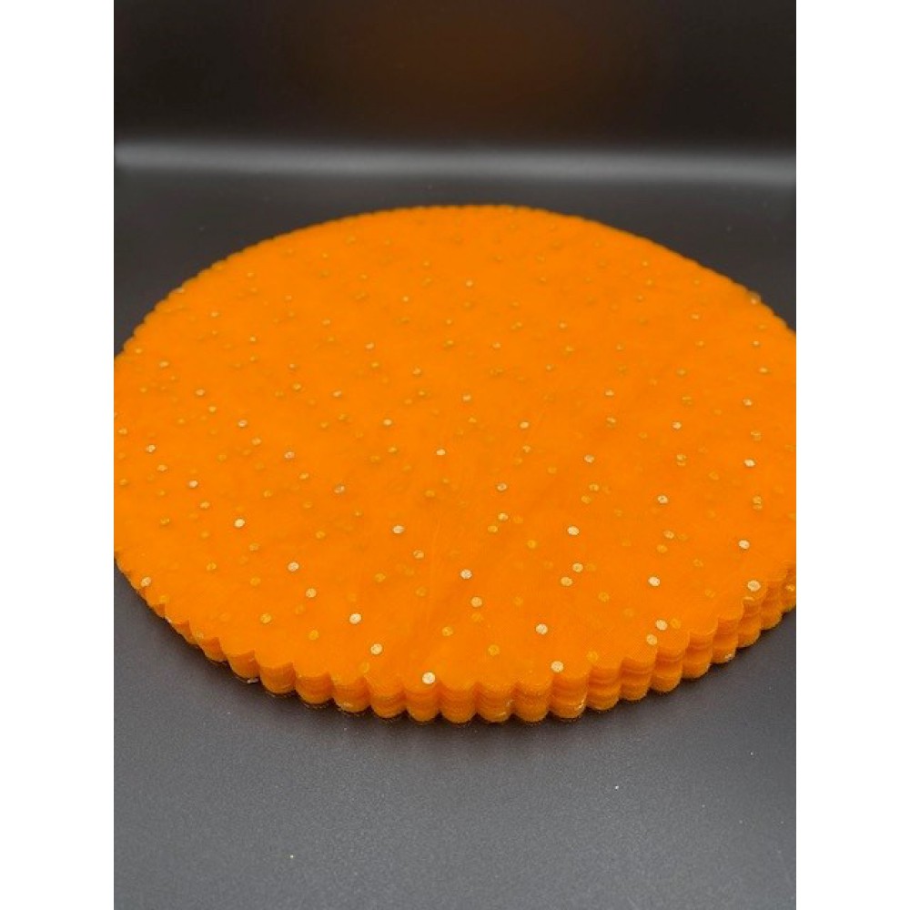 ΤΟΥΛΙ ΣΤΡΟΓΓΥΛΟ ΜΕ ΣΤΡΑΣ ΠΟΡΤΟΚΑΛΙ Φ24 