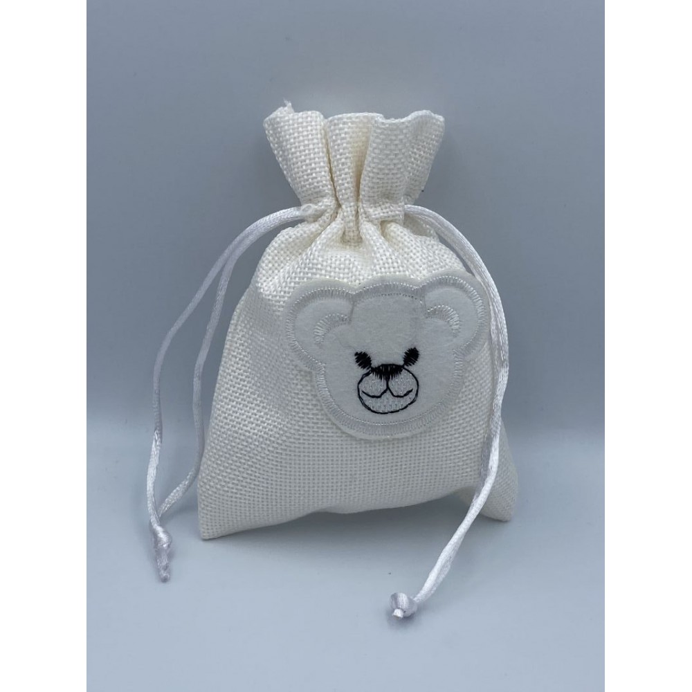 ΠΟΥΓΚΙ ΒΟΥΑΛ ΑΡΚΟΥΔΑΚΙ 14Χ11 ΛΕΥΚΟ 