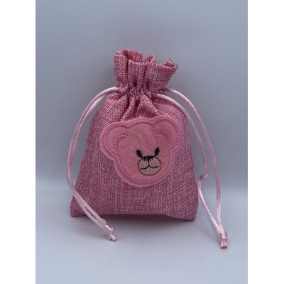 ΠΟΥΓΚΙ ΛΙΝΟ ΡΟΖ ΜΕ ΑΡΚΟΥΔΑΚΙ 14Χ11