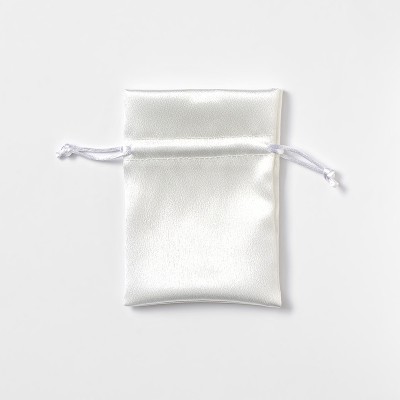 ΠΟΥΓΚΙ ΛΕΥΚΟ ΣΑΤΕΝ ΓΥΑΛΙΣΤΕΡΟ 10x13cm