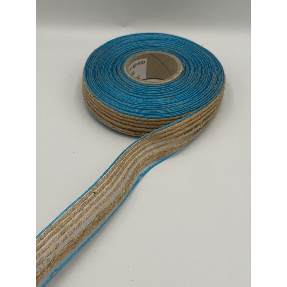 ΚΟΡΔΕΛΑ ΓΙΟΥΤΑ  ΜΕ ΤΥΡΚΟΥΑΖ ΣΤΑ ΠΛΑΓΙΑ  25ΜΜΧ10ΜΕΤΡΑ 