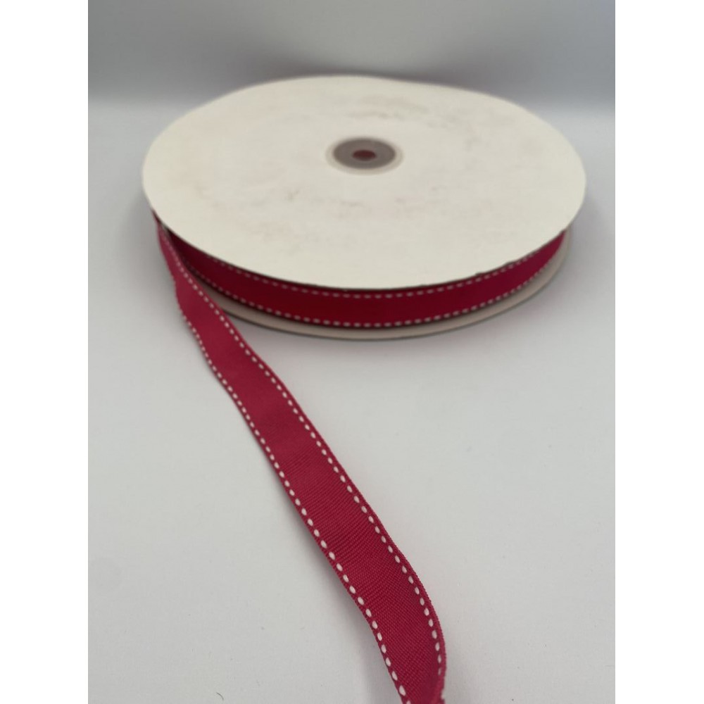 ΚΟΡΔΕΛΑ  ΓΚΡΟ ΦΟΥΞΙΑ ΜΕ ΓΑΖΙ ΛΕΥΚΟ ΣΤΑ ΠΛΑΓΙΑ 15ΜΜΧ50ΜΕΤΡΑ 