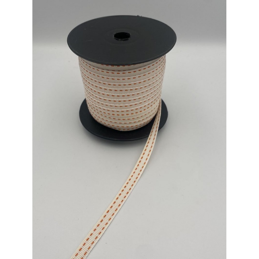 ΚΟΡΔΕΛΑ ΥΦΑΣΜΑ ΕΚΡΟΥ ΜΕ ΓΑΖΙ ΠΟΡΤΟΚΑΛΙ ΣΤΑ ΠΛΑΓΙΑ 6ΜΜΧ50ΜΕΤΡΑ 