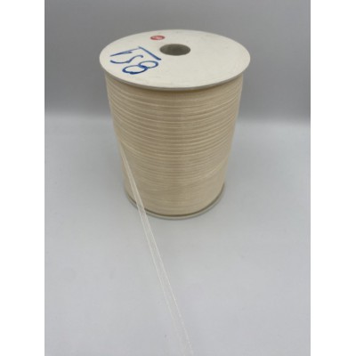 ΚΟΡΔΕΛΑ ΟΡΓΑΝΤΖΑ ΕΚΡΟΥ 0,3CMX1.000 ΜΕΤΡΑ