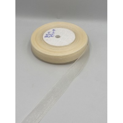 ΚΟΡΔΕΛΑ ΟΡΓΑΝΤΖΑ ΕΚΡΟΥ 1,5CMX50METPA