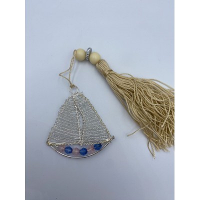 ΜΠΟΜΠΟΝΙΕΡΑ ΜΕΤΑΛΛΙΚΟ ΚΑΡΑΒΑΚΙ ΜΕ ΕΚΡΟΥ ΦΟΥΝΤΑ ΚΑΙ ΧΑΝΤΡΕΣ 5Χ5.5CM ΥΨΟΣ ΚΑΡΑΒΙΟΥ