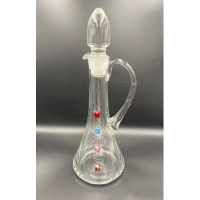 ΚΑΡΑΦΑ ΚΡΥΣΤΑΛΛΙΝΗ ΜΕ ΧΡΩΜΑΤΙΣΤΑ ΚΡΥΣΤΑΛΛΑ SWAROVSKI 24CM