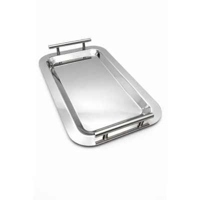 ΔΙΣΚΟΣ ΠΑΡΑΛΛΗΛΟΓΡΑΜΜΟΣ Β INOX ΜΕ ΛΑΒΗ ΑΣΗΜΙ 102 40.5X25.5CM