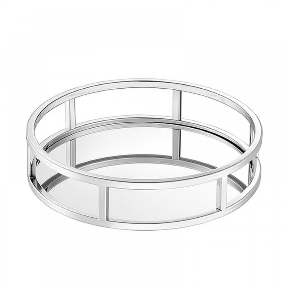 ΔΙΣΚΟΣ ΑΣΗΜΙ ΣΤΡΟΓΓΥΛΟΣ ΜΕ ΚΑΘΡΕΦΤΗ 30X6.5CM 