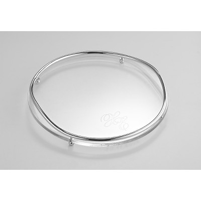 ΔΙΣΚΟΣ ΣΤΡΟΓΓΥΛΟΣ PLEXIGLASS & ΕΠΑΡΓΥΡΟΣ Φ37cm