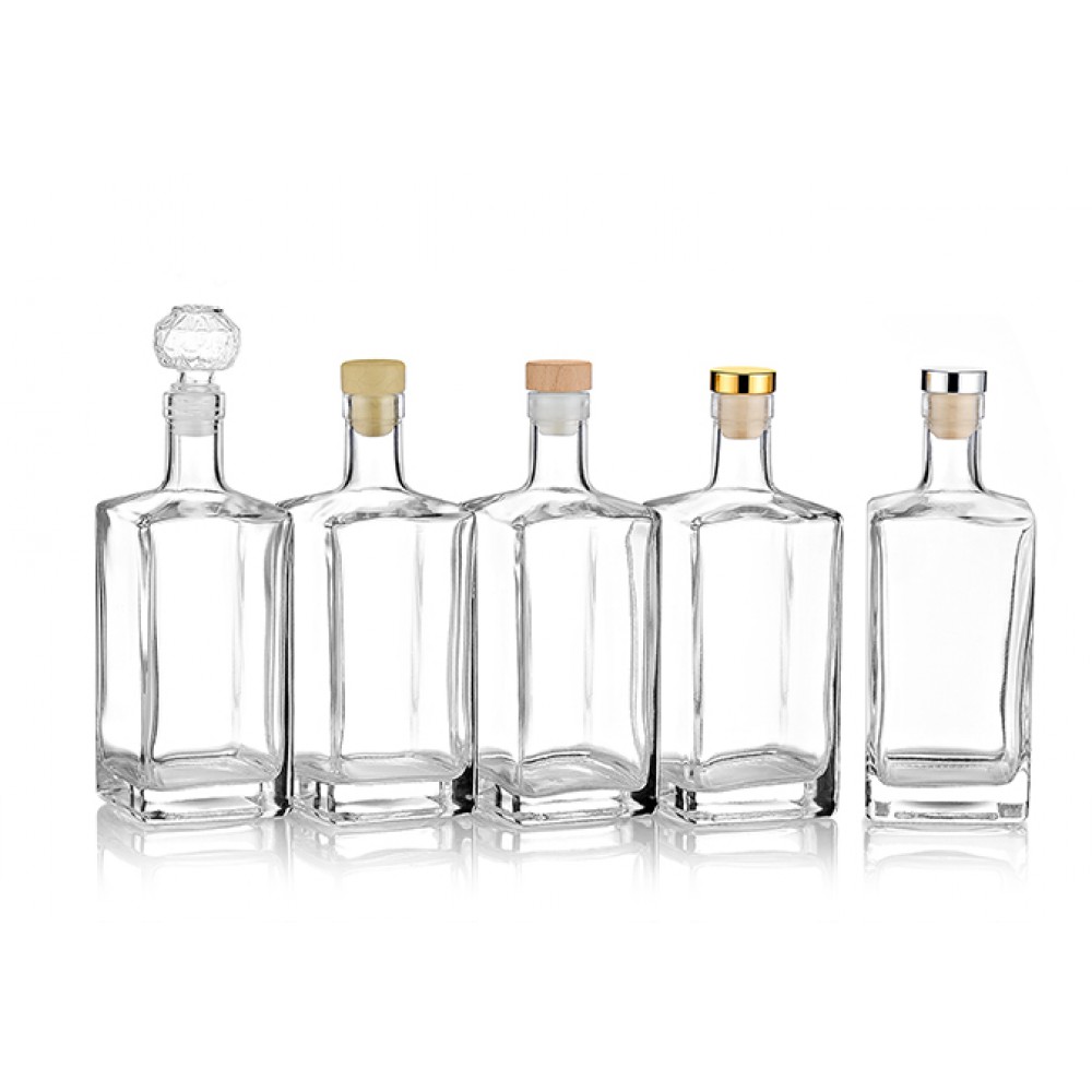 ΜΠΟΥΚΑΛΑΚΙ ΛΑΔΙΟΥ ΤΕΤΡΑΓΩΝΟ 500ml 7.5x7.5x20cm 