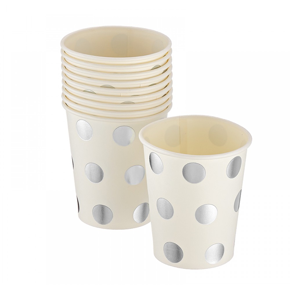 ΠΙΑΤΑ ΛΕΥΚΟ/ΑΣΗΜΙ Φ7.5x8.5cm 