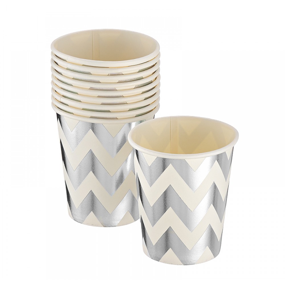 ΠΙΑΤΑ ΛΕΥΚΟ/ΑΣΗΜΙ Φ7.5x8.5cm 