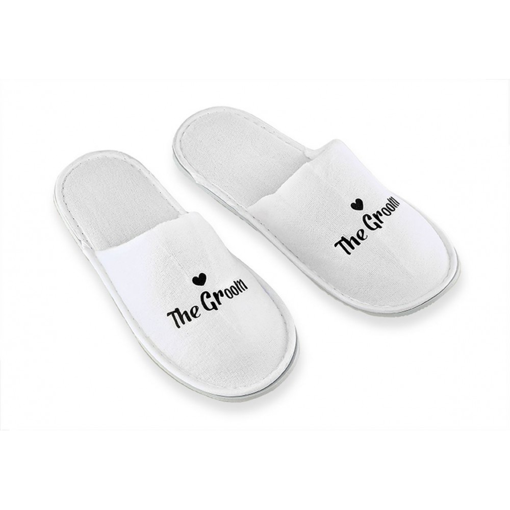 ΠΑΝΤΟΦΛΕΣ ΓΑΜΠΡΟΥ ΣΕ ΛΕΥΚΟ ΧΡΩΜΑ ''THE GROOM'' ONE SIZE 