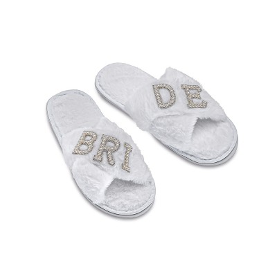 ΠΑΝΤΟΦΛΕΣ ΝΥΦΗΣ ΣΕ ΛΕΥΚΟ ΧΡΩΜΑ ''BRIDE'' ΜΕ ΠΕΡΛΕΣ ONE SIZE