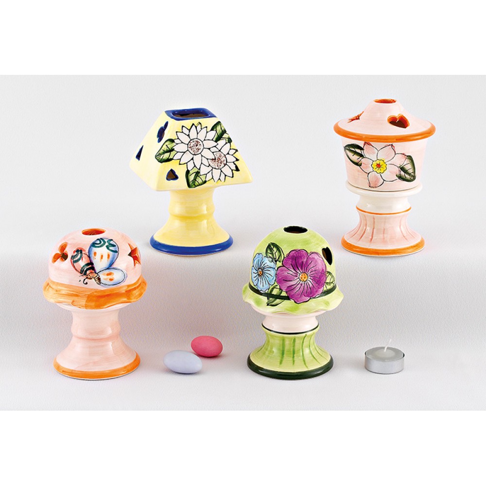 ΜΠΟΜΠΟΝΙΕΡΑ ΚΕΡΑΜΙΚΟ ΚΗΡΟΠΗΓΙΟ ΜΕ ΡΕΣΩ 5 ΣΧΕΔΙΩΝ 7.5Χ7.5Χ10.5Υ 