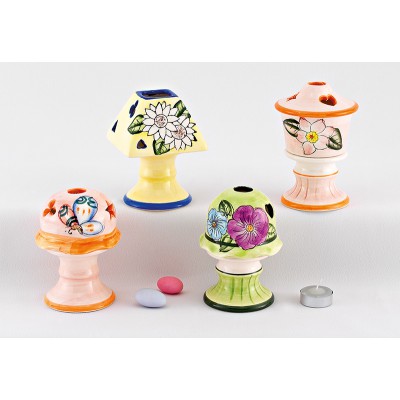 ΚΕΡΑΜΙΚΟ ΚΗΡΟΠΗΓΙΟ ΓΙΑ ΡΕΣΩ 5 ΣΧΕΔΙΩΝ 7.5Χ7.5Χ10.5CM