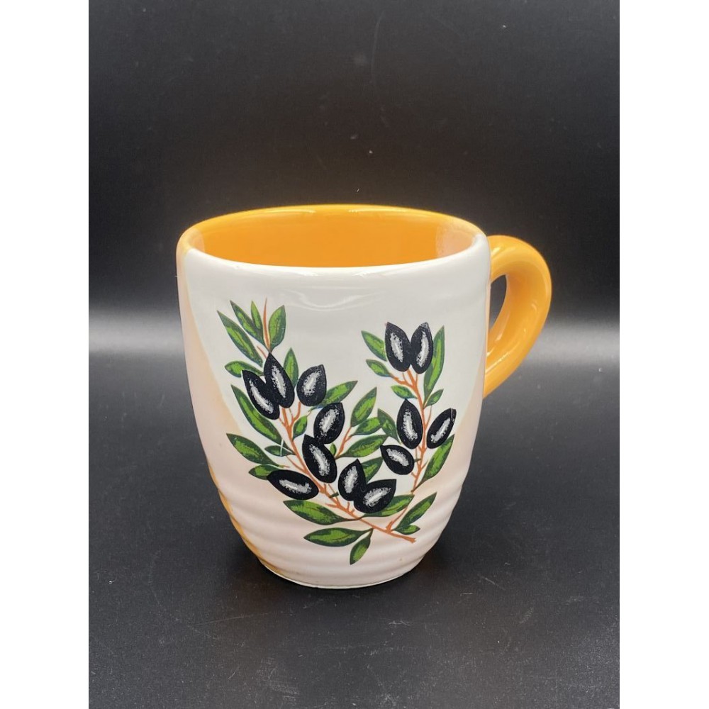 ΜΠΟΜΠΟΝΙΕΡΑ ΚΟΥΠΑ ΓΙΑ ΓΑΛΑ ΛΕΥΚΟ-ΠΟΡΤΟΚΑΛΙ ΜΕ ΣΧΕΔΙΟ ΕΛΙΑ Φ7,5Χ8 