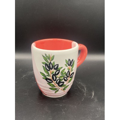 ΜΠΟΜΠΟΝΙΕΡΑ ΚΟΥΠΑ ΓΙΑ ΓΑΛΑ ΛΕΥΚΟ-ΡΟΔΙ ΜΕ ΣΧΕΔΙΟ ΕΛΙΑ Φ7,5Χ8