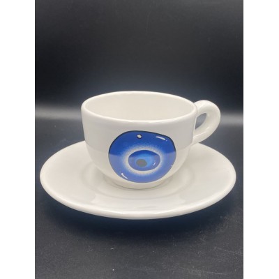 ΜΠΟΜΠΟΝΙΕΡΑ ΣΕΤ ΚΟΥΠΑ ΚΑΠΟΥΤΣΙΝΟ ΧΑΜΗΛΟ ΛΕΥΚΟ ΜΕ ΣΧΕΔΙΟ ΜΑΤΙ Φ14,5