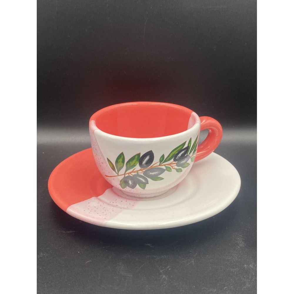 ΜΠΟΜΠΟΝΙΕΡΑ ΣΕΤ ΚΟΥΠΑ ΚΑΠΟΥΤΣΙΝΟ ΧΑΜΗΛΟ ΛΕΥΚΟ-ΡΟΔΙ ΜΕ ΣΧΕΔΙΟ ΕΛΙΑ Φ14,5 