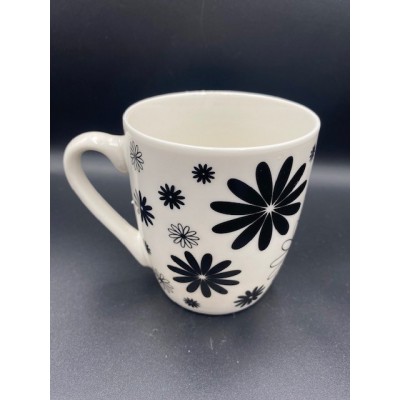 ΜΠΟΜΠΟΝΙΕΡΑ ΚΕΡΑΜΙΚΗ ΚΟΥΠΑ ΜΕ ΜΑΥΡΕΣ ΜΑΡΓΑΡΙΤΕΣ  Φ7Χ8.5cm