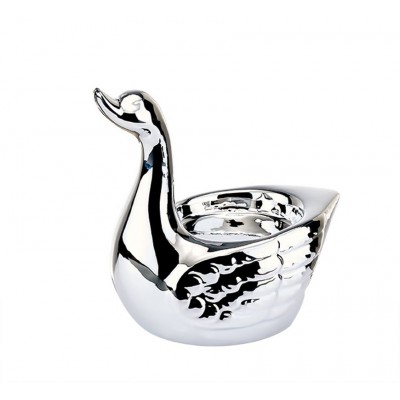 ΜΠΟΜΠΟΝΙΕΡΑ ΠΟΡΣΕΛΑΝΙΝΟ ΚΗΡΟΠΗΓΙΟ ΚΥΚΝΟΣ ΑΣΗΜΙ 9X6X10CM