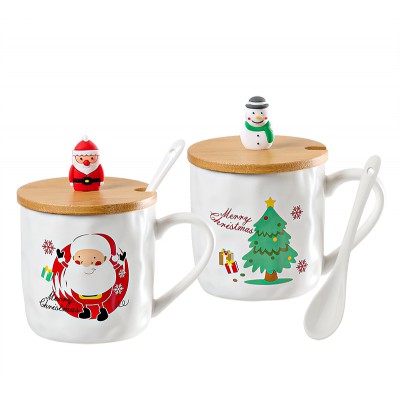 ΚΕΡΑΜΙΚΗ ΧΡΙΣΤΟΥΓΕΝΝΙΑΤΙΚΗ ΚΟΥΠΑ ΜΕ ΞΥΛΙΝΟ ΚΑΠΑΚΙ ΚΑΙ ΚΟΥΤΑΛΑΚΙ 2 ΣΧΕΔΙΩΝ Φ9x13.5cm