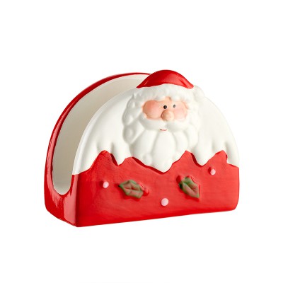 ΚΕΡΑΜΙΚΗ ΧΡΙΣΤΟΥΓΕΝΝΙΑΤΙΚΗ ΘΗΚΗ ΓΙΑ ΧΑΡΤΟΠΕΤΣΕΤΕΣ ΑΓΙΟΣ ΒΑΣΙΛΗΣ 10x4.5x8.5cm