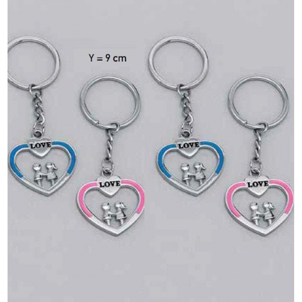 ΜΠΟΜΠΟΝΙΕΡΑ ΜΕΤΑΛΛΙΚΟ ΜΠΡΕΛΟΚ LOVE 2 ΧΡΩΜΑΤΩΝ 9Υ 