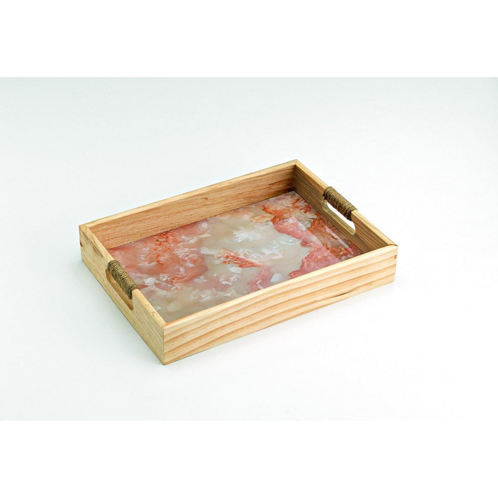 ΞΥΛΙΝΟΣ ΔΙΣΚΟΣ ΡΟΖ ΜΑΡΜΑΡΟ 35Χ25Χ6Υ 